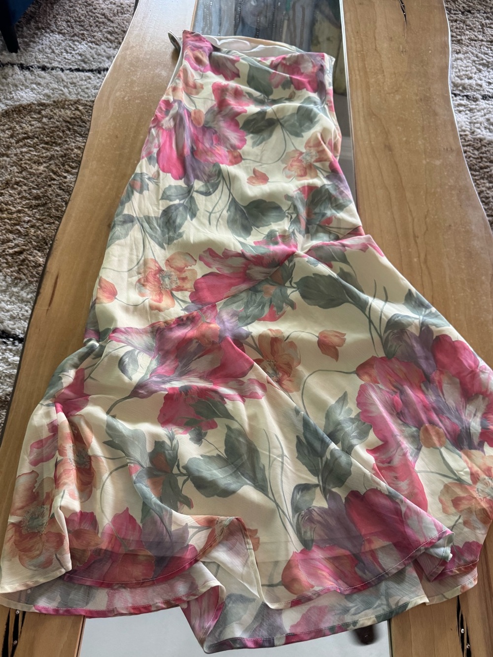 Peppermayo Pink and Cream Floral MaxiDress - Picture 5 of 7